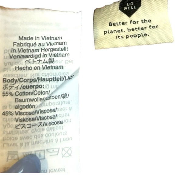 NWT MADEWELL Lace-Up Ruffle-Hem Midi Dress in Bali Blooms - Picture 11 of 13